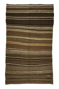 Turkish Natural Rug Natural Brown Turkish Kilim Rug 6x10 Feet  190,315