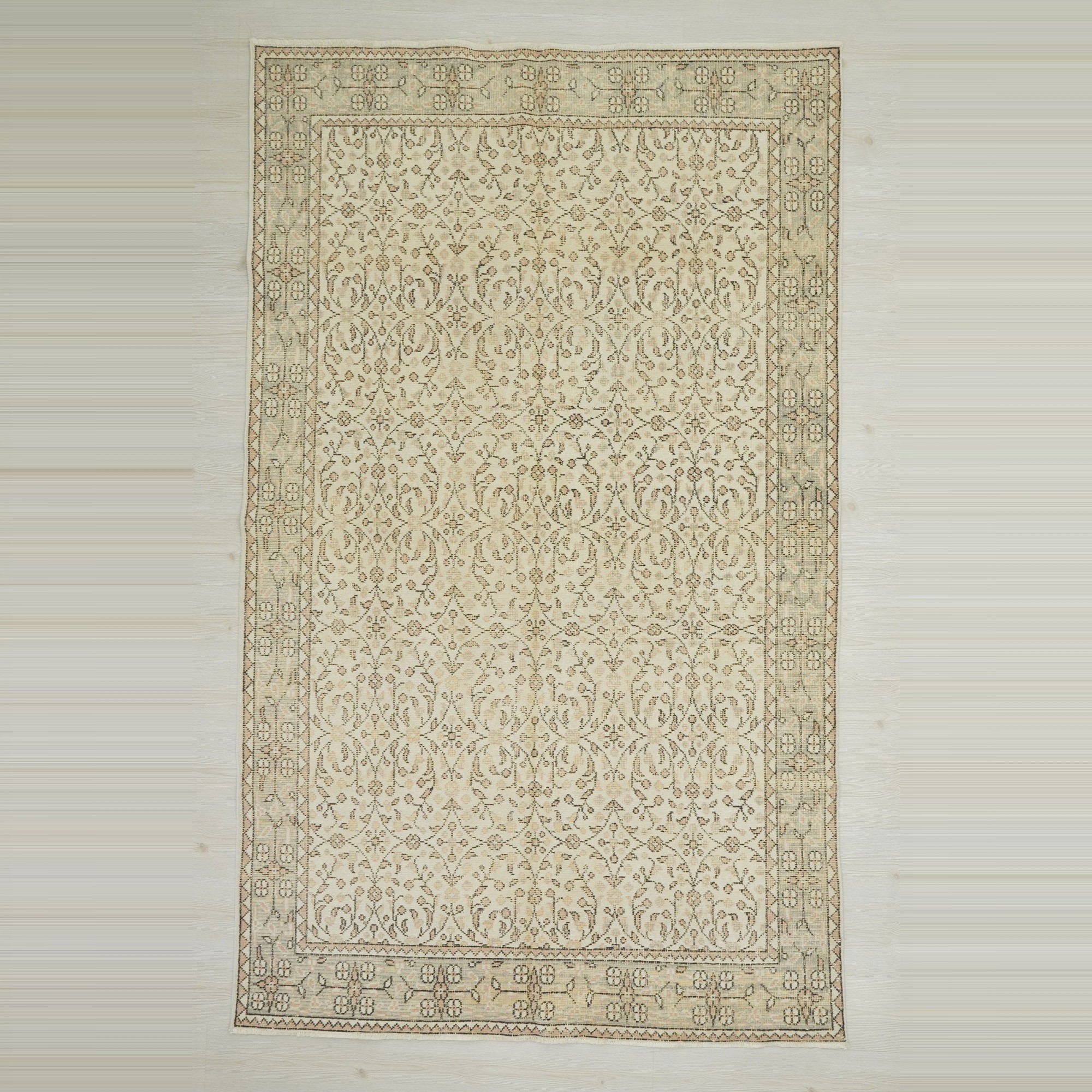 Natural Colors Vintage Oushak Rug 5x9 Feet 160,266 - Oushak Rug 