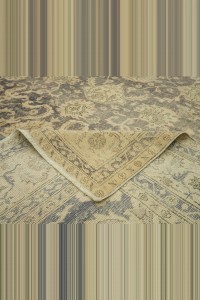 Navy Blue Vintage Oushak Carpet Rug 8x11 Feet  254,340 - Oushak Rug  $i