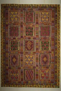 Nineteen Century Antique Sivas Zara Kilim Rug 290,396 - Turkish Kilim Rug  $i