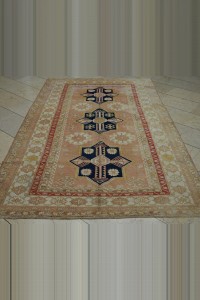Nineteen Century Antique Turkuman Carpet Rug 5x8 153,253 - Turkish Carpet Rug  $i