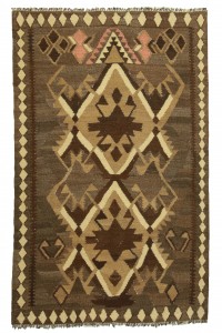 Turkish Kilim Rug Nomadic Turkish Kilim Rug 3x5 Feet 88,140