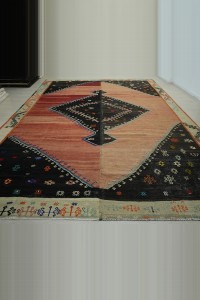 Old Antique Red Black Malatya Kilim Rug 10x12 308,378 - Turkish Kilim Rug  $i