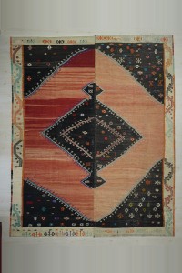 Turkish Kilim Rug Old Antique Red Black Malatya Kilim Rug 10x12 308,378
