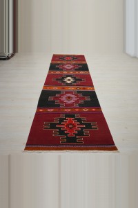 Old Sivas Kilim Rug Runner 3x11 Feet 98,332 - Turkish Rug Runner  $i