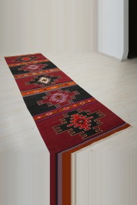 Old Sivas Kilim Rug Runner 3x11 Feet 98,332 - Turkish Rug Runner  $i