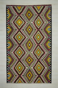 Old Turkey Esme Kilim Rug 205,345 - Turkish Kilim Rug  $i