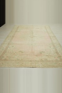 Old Turkish Area Rug 6x10 193,297 - Oushak Rug  $i