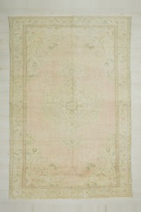 Oushak Rug Old Turkish Area Rug 6x10 193,297