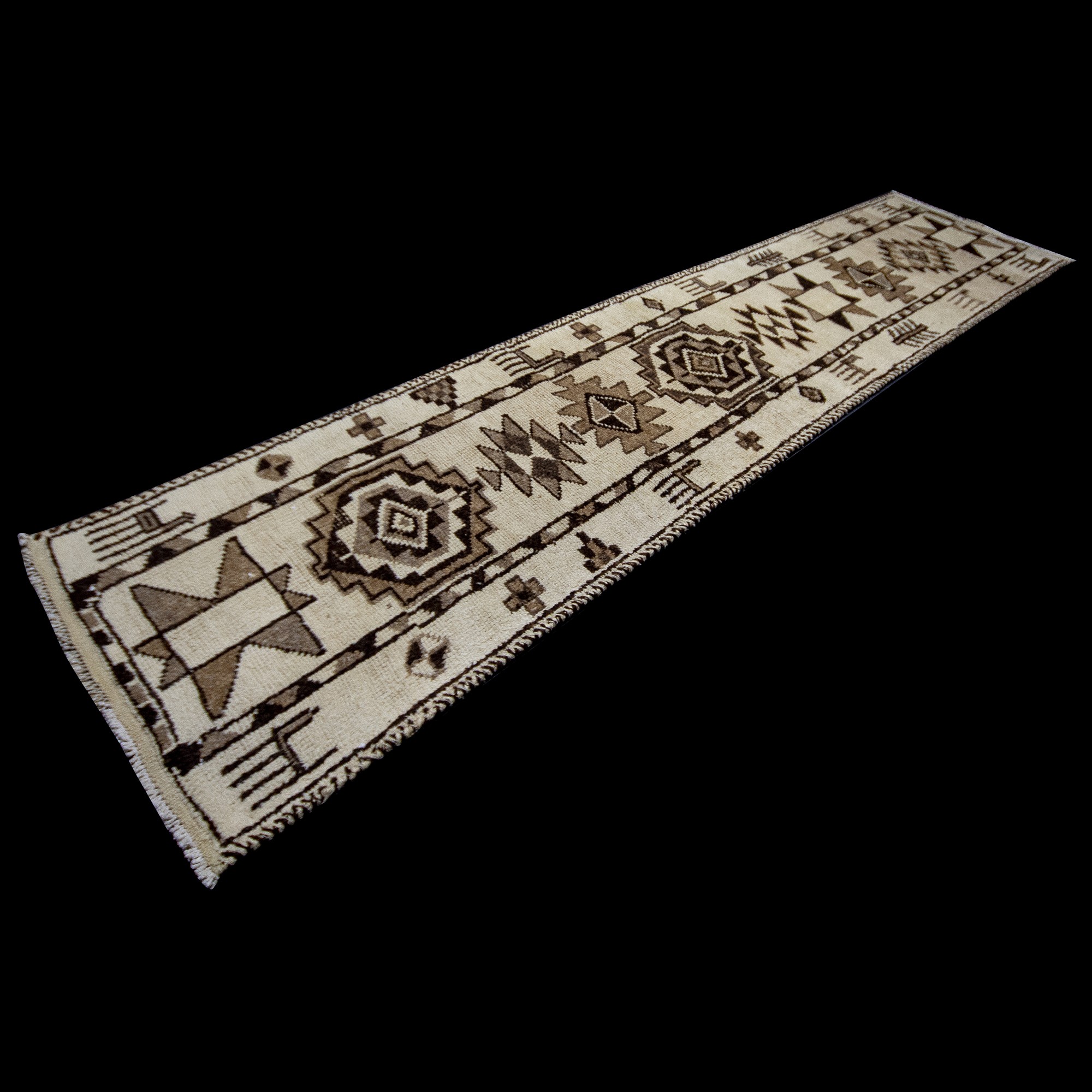 Organic Carpet Runner 3x12 Feet Turkish Rug Runner