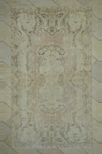 Oushak Rug Oriental Pattern Turkish Rug 5x9 Feet 160,277