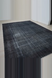 Overdye Gray Turkish Carpet Rug 9x13 270,402 - Oushak Rug  $i