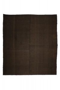 Goat Hair Rug Oversize Brown Turkish Kilim Rug 10x12 Feet  324,366