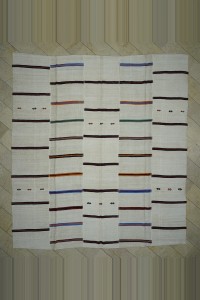 Turkish Hemp Rug Oversize Multi Colors Striped Turkish Hemp Rug 11x12  336,368
