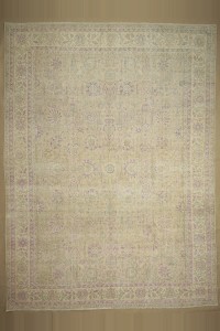 Oushak Rug Oversize Vintage Oushak Carpet Rug 10x13 Feet 294,395