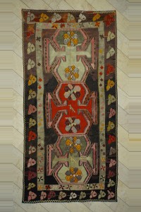 Turkish Kilim Rug Oversized Antique Kars Turkish Kilim Rug 7x14 205,416