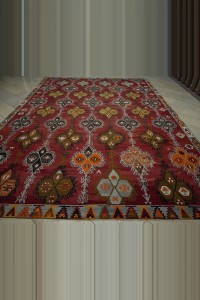 Oversized Antique Sarkisla Kilim Rug  10x14  290,413 - Turkish Kilim Rug  $i