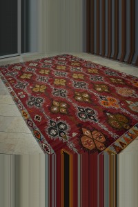 Oversized Antique Sarkisla Kilim Rug  10x14  290,413 - Turkish Kilim Rug  $i