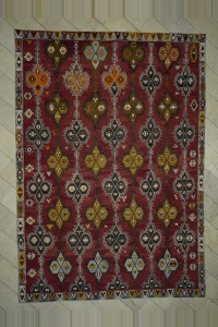 Oversized Antique Sarkisla Kilim Rug  10x14  290,413