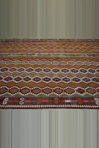 Oversized AntiqueTurkish Kilim Rug 10x14  306,427 - Turkish Kilim Rug  $i