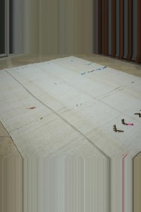 Oversized Nomadic Hemp Kilim Rug 10x12  288,357 - Turkish Hemp Rug  $i