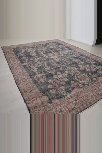 Oversized Persian Pattern Navy Blue Oushak Rug 9x12 274,363 - Oushak Rug  $i