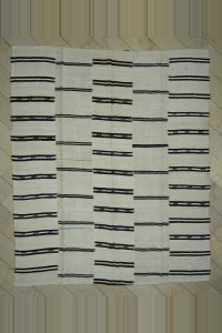Turkish Hemp Rug Oversized Striped Hemp Rug 10x12 Feet 305,366