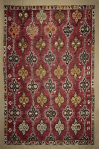 Turkish Kilim Rug Oversized Turkish Kilim Rug from Sarkisla 10x14 Feet 290,413