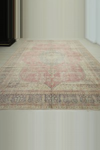Persian Heriz Design Turkish Rug 9x12 270,370 - Oushak Rug  $i