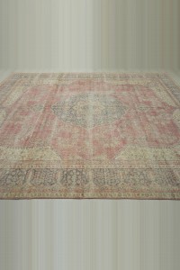Persian Heriz Design Turkish Rug 9x12 270,370 - Oushak Rug  $i