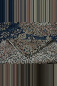 Persian Pattern Navy Blue Oushak Rug 6x10 Feet 195,305 - Oushak Rug  $i