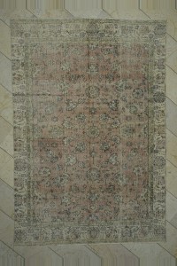 Oushak Rug Persian Pattern Oushak Rug 6x9 Feet 193,285