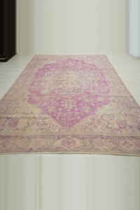 Persian Pattern Turkish Purple Rug 7x11 224,340 - Oushak Rug  $i