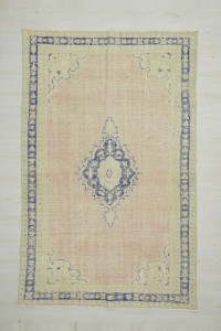 Oushak Rug Persian Pattern Vintage Turkish Rug 6x9 164,258