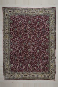 Turkish Carpet Rug Persian Tebriz Pattern Bulgaria Rug 8x11 Feet 248,342