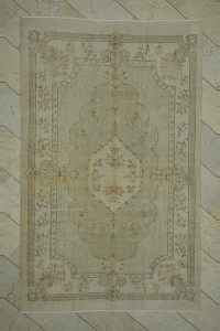Oushak Rug Persian Tebriz Pattern Turkish Rug 5x9 Feet 166,266