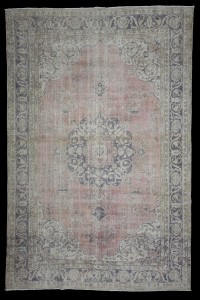 Oushak Rug Pink Blue Oushak Rug 7x11 Feet 215,327