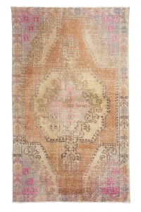 Oushak Rug Pink Oushak Rug 4x7 Feet 130,220