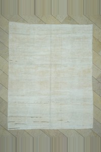 Turkish Carpet Rug Plain Cream/White Hemp Carpet Rug 8x10 242,300