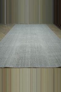 Plain Gray Oversize Turkish Kilim rug 10x14 Feet  288,416 - Grey Turkish Rug  $i
