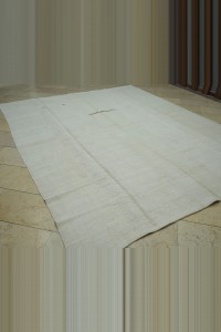 Plain Off White Hemp Rug 8x10 Feet 247,309 - Turkish Hemp Rug  $i