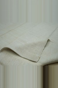 Plain Off White Hemp Rug 8x10 Feet 247,309 - Turkish Hemp Rug  $i