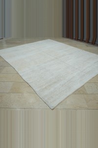 Plain White Hemp Carpet Rug 8x10 242,300 - Turkish Carpet Rug  $i