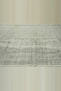 Plain White Hemp Kilim Rug 5x9 160,270 - Turkish Hemp Rug  $i