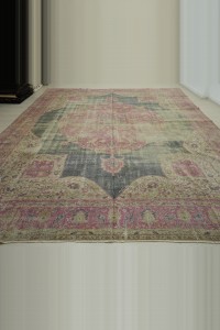 Primitive Decor Madalion Oushak Carpet Rug 10x13 310,388 - Oushak Rug  $i