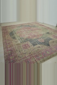 Primitive Decor Madalion Oushak Carpet Rug 10x13 310,388 - Oushak Rug  $i