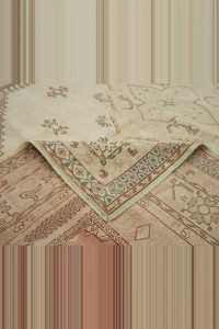 Primitive Decor Wool Oushak Rug 7x10 214,292 - Oushak Rug  $i
