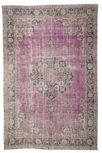 Oushak Rug Purple Oushak Rug 7x10 Feet 202,308