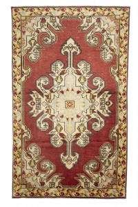 Oushak Rug Red Turkish Oushak Rug 4x7 Feet 132,222