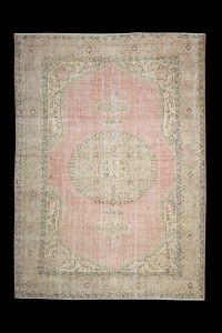 Oushak Rug Salmon Pink Oushak Area Rug 7x10 Feet 213,298